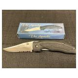 The Apache cutlery stainless folding pocket knife