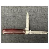 Vtg. Craftsman 2 blade electricians folding knife
