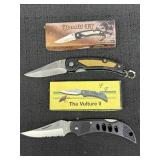 Frost Cutlery Bandit II & Vulture II pocket knife