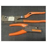 The Thomas & Betts co. crimping tools