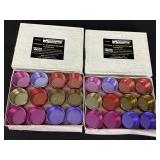 2 boxes, 12pc each, 2in storage containers,