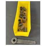 Various deep impact sockets & square nut wrench.