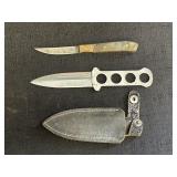 7' Throwing Knife & Knife