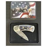 US Air Force Folding Pocket Knife w/ Collectible