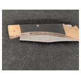 Black & Brass Case single blade pocket knife