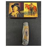 Billy The Kid Collectible Pocket Knife w/ Case