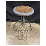 Metal Swivel Shop Stool