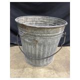Galvanized Trash Can