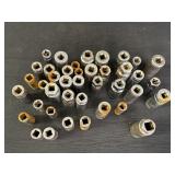 Variety of deep sockets, 3/8in drive, various