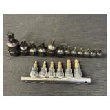 Hexagon 6pc Socket Set & Torx 12pc bit set - 3/8in