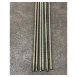 Treaded rods