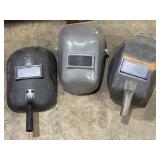 3 welding face shields