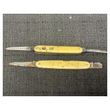 (2) Vtg. 2 blade pocket knives
