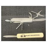 Stainless steel multi tool pocket knife & STE