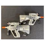 2  CyberGun 39953 clear airsoft rifles, made in