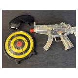 Pulse M70 airsoft gun, sticky gel target, & pair