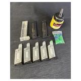 Misc. air soft gun magazines & 6mm ammo