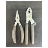 Oxo needle nose & slip joint pliers