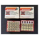 2 Winchester Super X 20 center fire 44 s & w