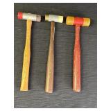 3 soft faced mallets - 100 Strikon, Brownells