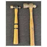 2 ball peen hammers, 8oz Tru-Test & Excelsall