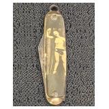 Celluloid Inlay pocket knife w/ Lady models