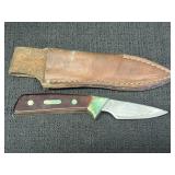 Old timer Schrade 156OT pocket knife w/ leather