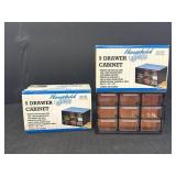2- 9 Drawer Cabinets