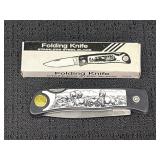S & E Buffalo Folding Pocket Knife