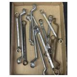 Variety sized double offset box wrenches