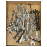 Variety sized combination & normal wrenches