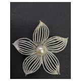 Sarah Coventry Moonflower Brooch