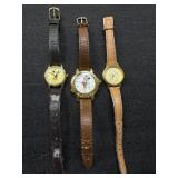 (3) Mickey Mouse Watches