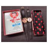 (2) Betty Boop Watches