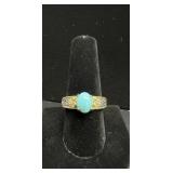 925 Sterling Country Rose Navajo Style Ring
