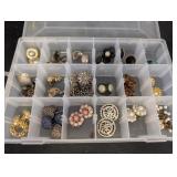 Clip-On & Twist-back Earings in plastic case