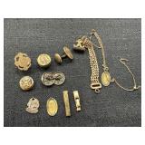 Watch Chain, FOE Pin, variety of Pins