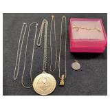 Silver-tone Gold-Tone Chains & pendants