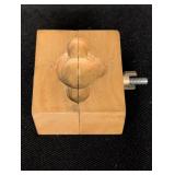 Wooden Watchmakers Case & Holder Clamp