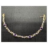 Marked 925 China Gold Tone Bracelet