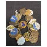 Vtg. ESA Charm Bracelet