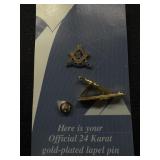 Masonic Lapel Pin, Masonic Pin & Valparaiso