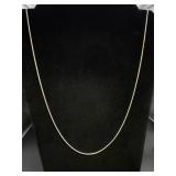 Italy 14K White Gold Necklace Chain