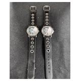 (2) Elvis Presley Watches w/ stainless steel backs