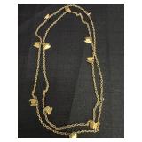 (2) Sarah Coventry Butterfly Necklace