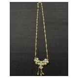 18K Gold Plated Costume Necklace
