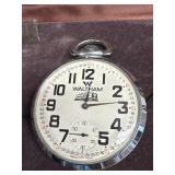 Waltham Railroad Pocket Watch w/ Hard Case