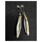 Miniature Folding Knife Earrings
