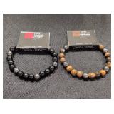 (2) Lucky Magnetic Hermatite Bracelets new