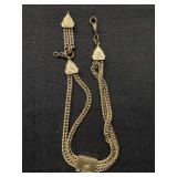 Victorian Style Horse Head Pocket Watch Chain
